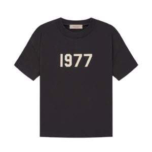 Essentials 1977 Schwarzes T-shirt