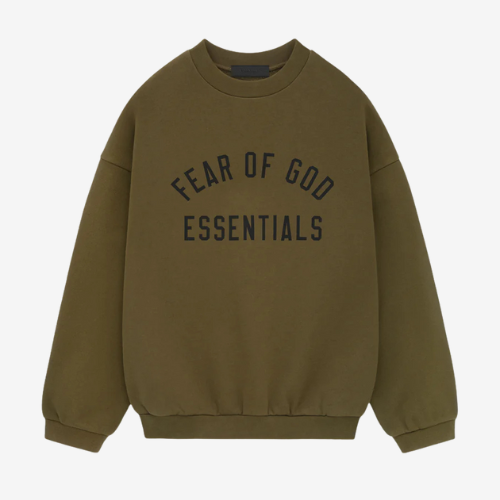 Essentials Fear Of God Fleece Rundhalsausschnitt Sweatshirt