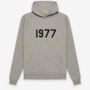 Essentials 1977 Dunkelgrauer Hoodie