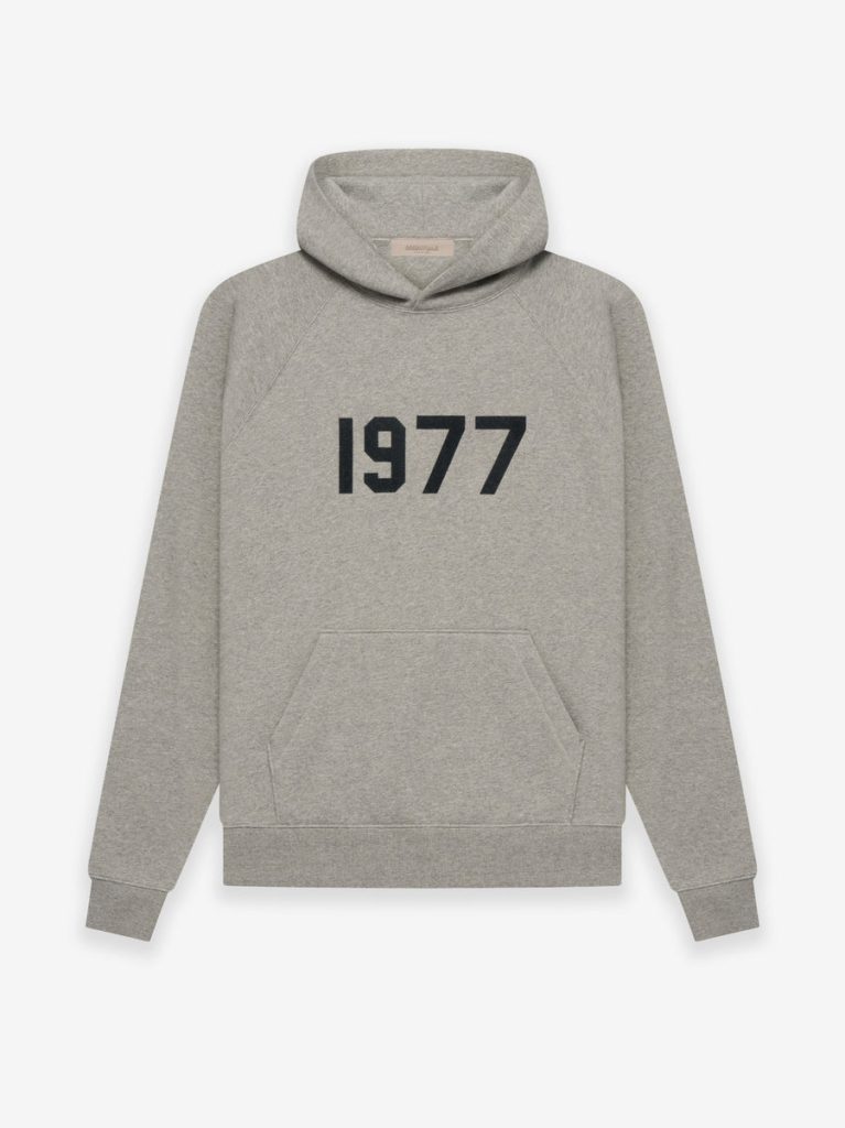Essentials 1977 Dunkelgrauer Hoodie