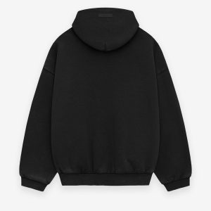 Essentials Fear Of God Shrunken Hoodie Schwarz