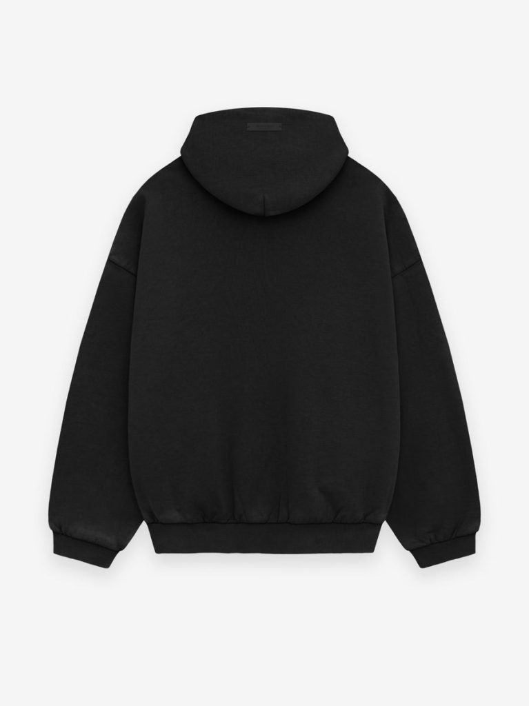 Essentials Fear Of God Shrunken Hoodie Schwarz