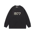 Essentials Fear of God 1977 Schwarzes Sweatshirt