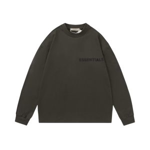 Essentials O’Neck-Sweatshirt Schwarz