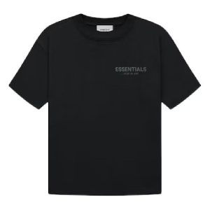 Essentials Schwarz Core T-shirt Fog