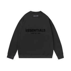 Essentials Stretch Limo SS22 Schwarzes Sweatshirt