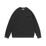Essentials Stretch Limo SS22 Schwarzes Sweatshirt