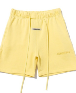 Essentials – Gelbe Shorts mit 3M-Reflexionsdruck