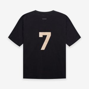 Fear Of God Greys Henley T-shirt – Schwarz