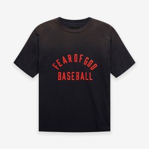 Fear Of God Schwarz Baseball Tee