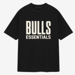 Schwarzes Essentials Bulls T-Shirt