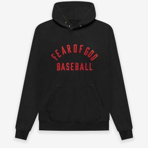 Fear Of God Baseball-Kapuzenpullover – Schwarz