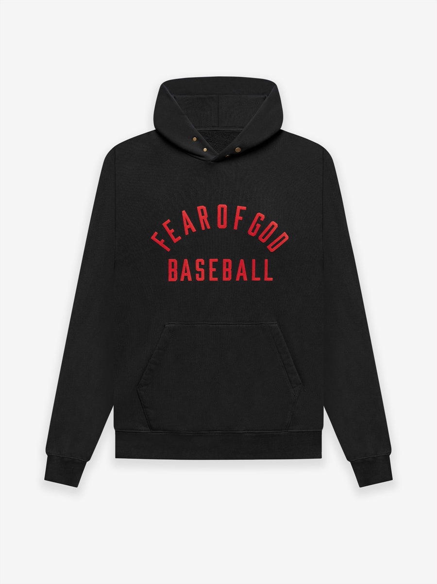 Fear Of God Baseball-Kapuzenpullover – Schwarz Fear Of God Baseball-Kapuzenpullover – Schwarz