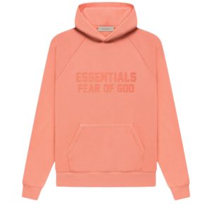 Fear Of God Essentials Kapuzenpullover Koralle