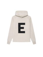 Fear Of God Essentials Kinder Big E Strick-Kapuzenpullover Weizen