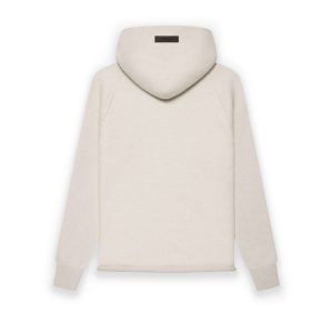 Fear Of God Essentials Kinder Big E Strick-Kapuzenpullover Weizen