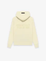 Essentials FW22 Kinder-Kapuzenpullover mit durchgehendem Reißverschluss in Kanariengelb