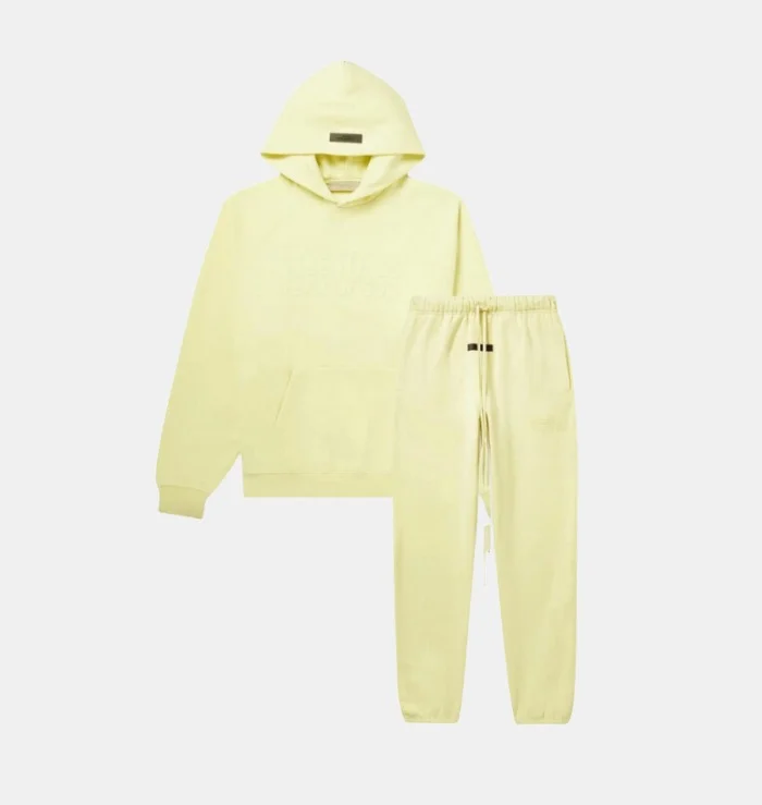 Essentials Fear of God Canary Trainingsanzug Essentials Fear of God Canary Trainingsanzug