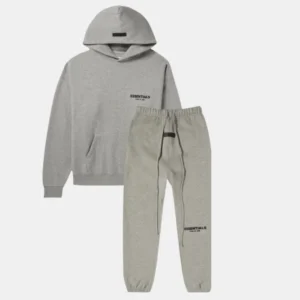 Essentials Fear of God Trainingsanzug in Dunkelgrau meliert