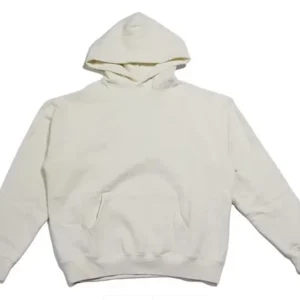 Fear of God Essentials Grafik-Pullover-Hoodie in Creme