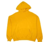 Fear of God Essentials Grafik-Pullover, gelber Hoodie