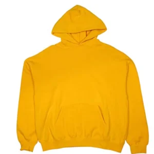 Fear of God Essentials Grafik-Pullover, gelber Hoodie