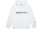 Fear of God Essentials Hoodie-Applikation – Weißes Logo
