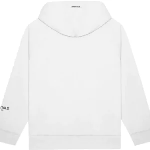 Fear of God Essentials Hoodie-Applikation – Weißes Logo